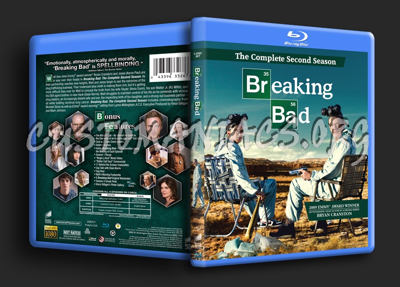 Breaking Bad Season 2 blu-ray cover