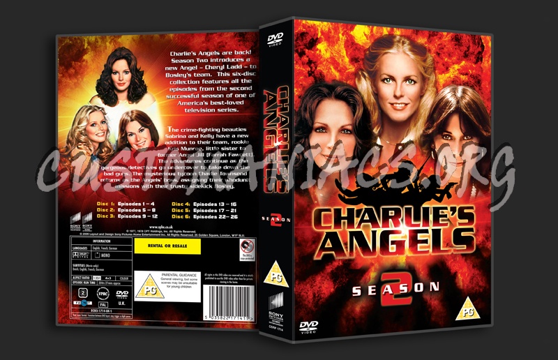 Charlie's Angels Season 2 dvd cover