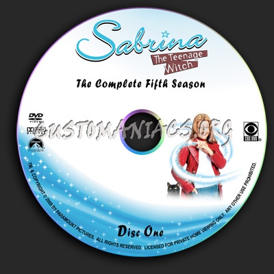 Sabrina The Teenage Witch - Season 5 dvd label