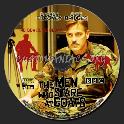 The Men Who Stare at Goats dvd label