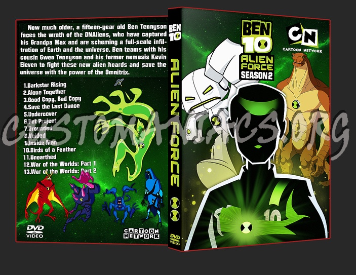 Ben 10 - Alien Force dvd cover
