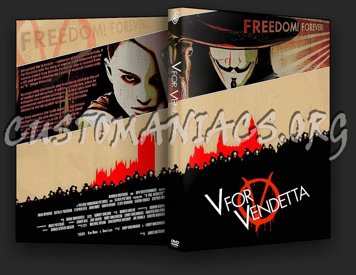 V For Vendetta dvd cover