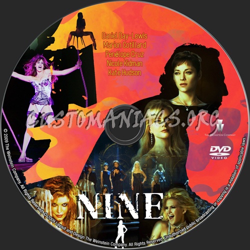 Nine dvd label
