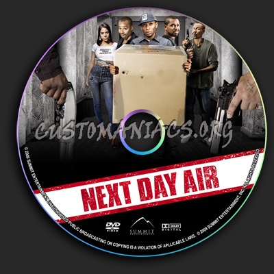 Next Day Air dvd label