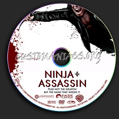 Ninja Assassin dvd label