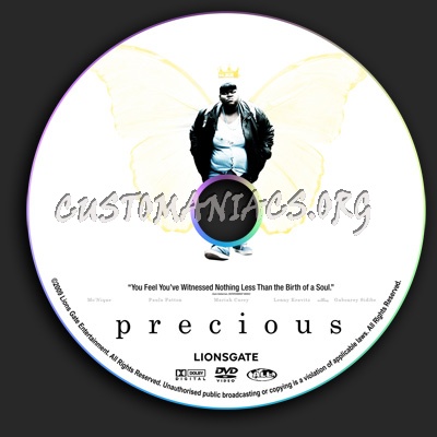 Precious dvd label