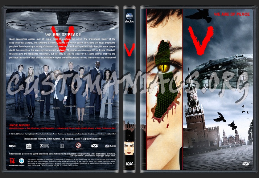 V 2009 dvd cover