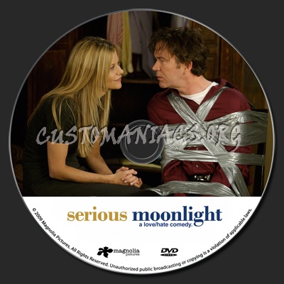 Serious Moonlight dvd label