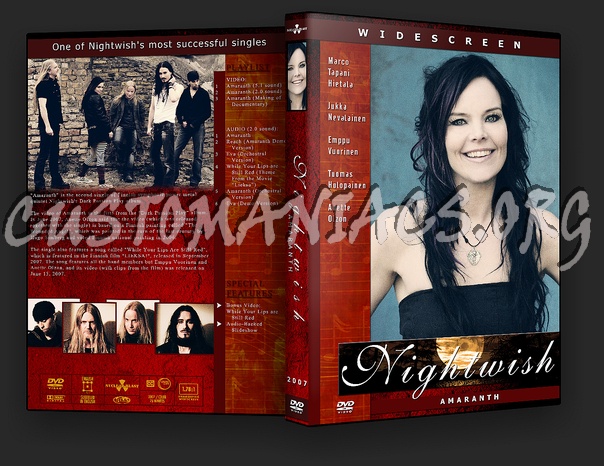 Nightwish - Amaranth dvd cover