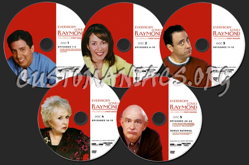 Everybody Loves Raymond Season 1 dvd label