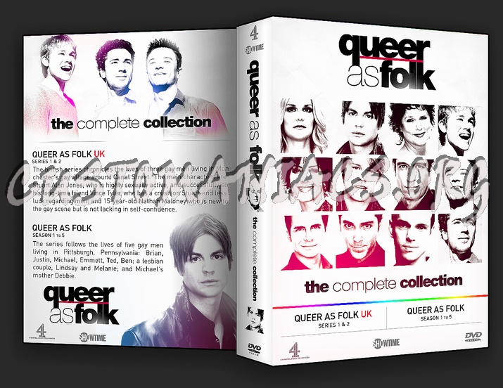 Queer As Folk - The Complete Collection (UK+US) dvd cover
