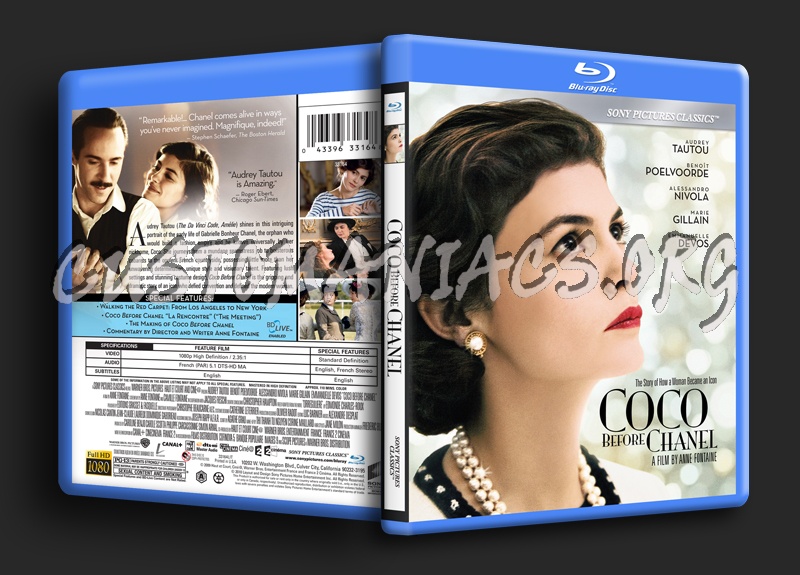 Coco Before Chanel blu-ray cover