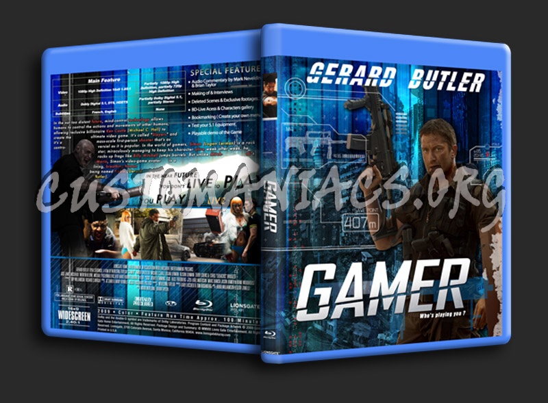 Gamer blu-ray cover