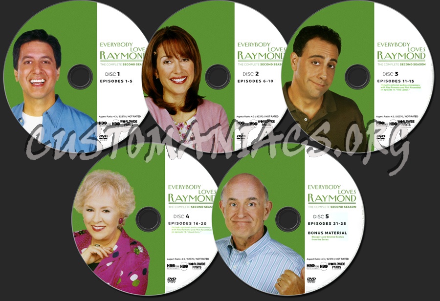 Everybody Loves Raymond Season 2 dvd label