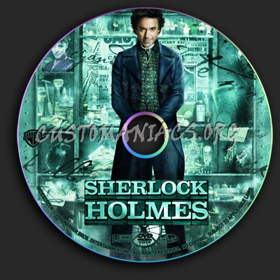 Sherlock Holmes dvd label