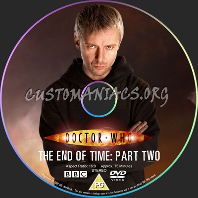 Doctor Who: The End Of Time Part Two dvd label