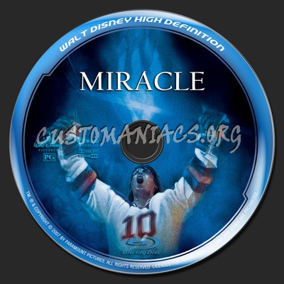 Miracle blu-ray label