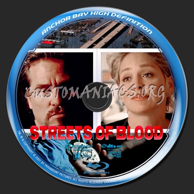 Streets Of Blood blu-ray label
