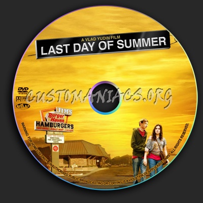 Last Day Of Summer dvd label