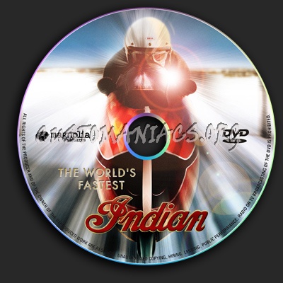 The World's Fastest Indian dvd label