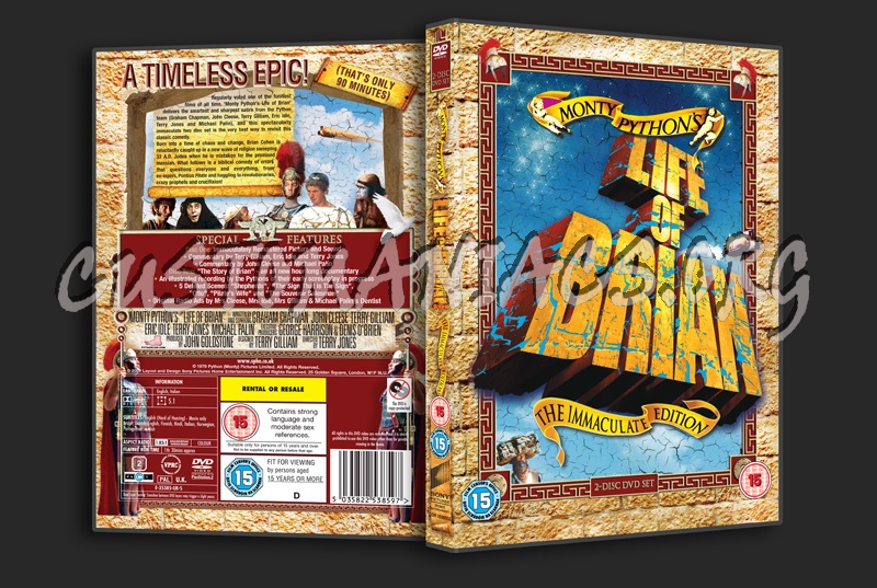 Monty Python's Life of Brian dvd cover