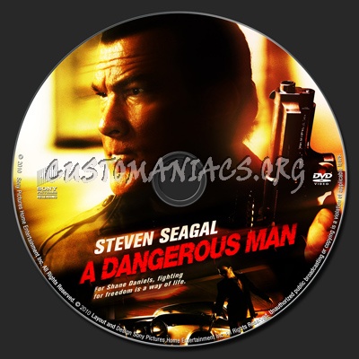 A Dangerous Man dvd label