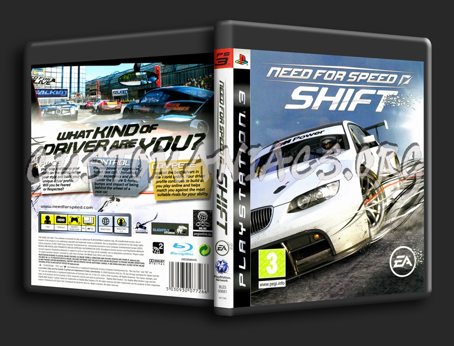 Need For Speed SHIFT dvd cover