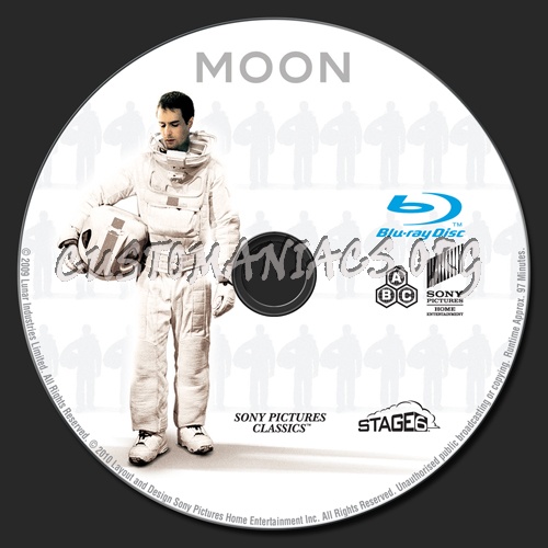 Moon blu-ray label