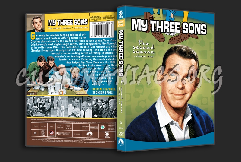 My Three Sons Season 2 Volume 1 dvd cover