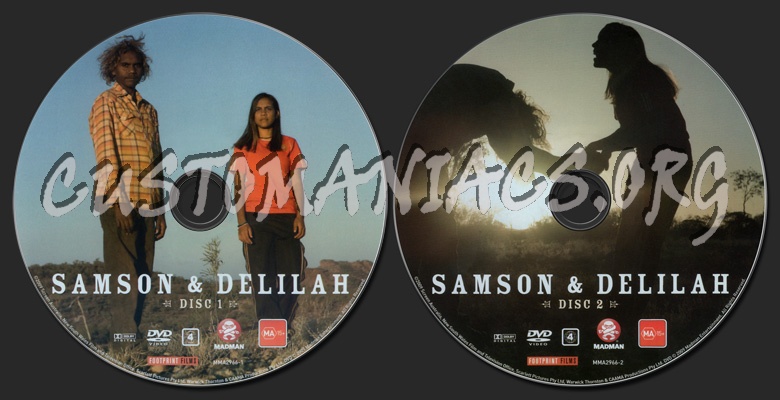 Samson & Delilah dvd label