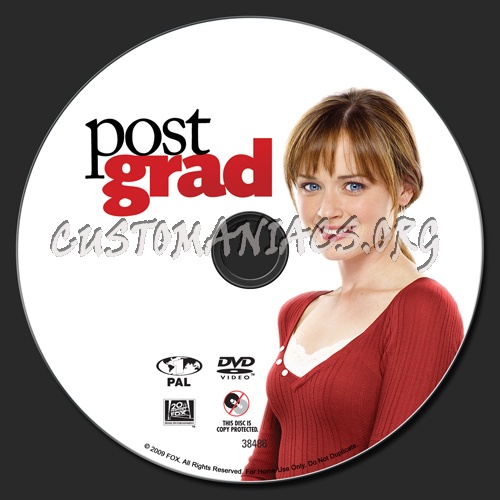 Post Grad dvd label