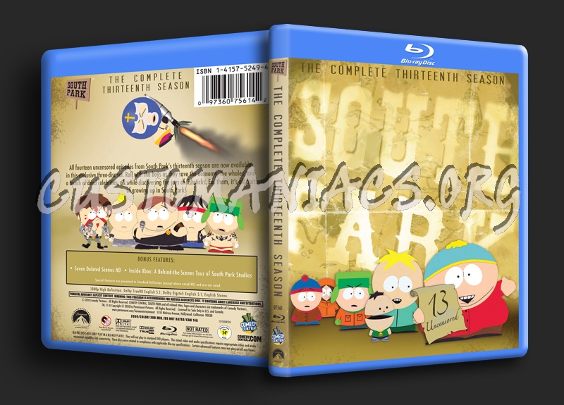 South Park Season 13 blu-ray cover