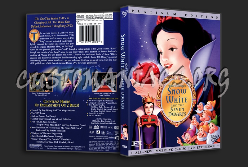 Snow White And the 7 Dwarfs dvd cover