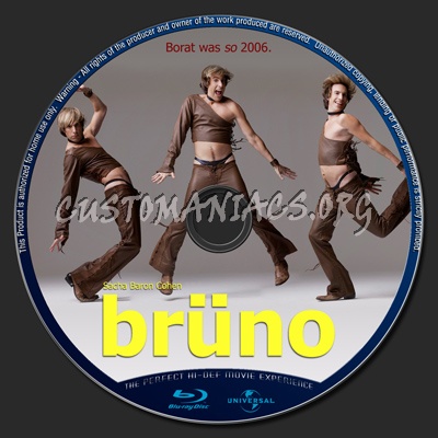 Bruno blu-ray label