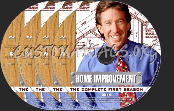 Home Improvement Season 1 dvd label