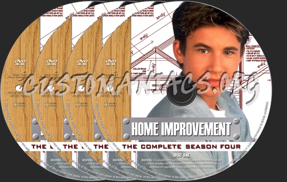 Home Improvement Season 4 dvd label