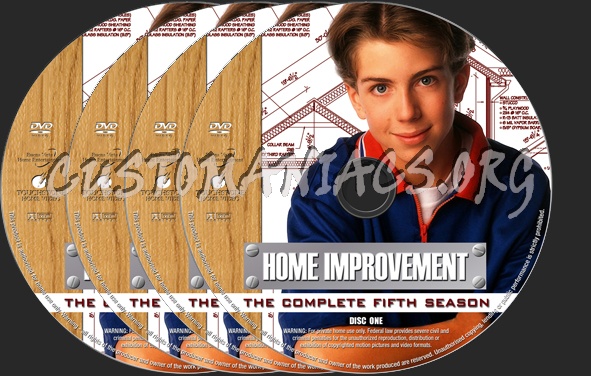 Home Improvement Season 5 dvd label