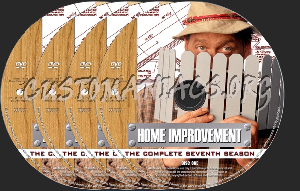 Home Improvement Season 7 dvd label