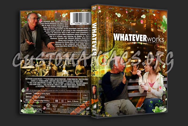 Whatever Works dvd cover