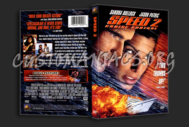 Speed 2 Cruise Control dvd cover