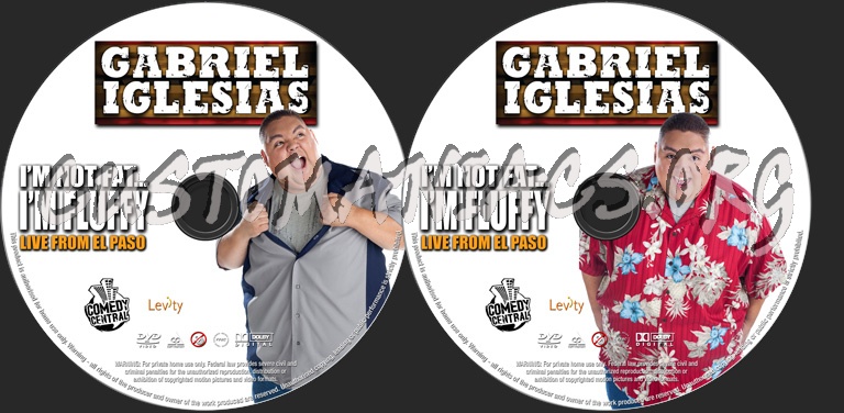 Gabriel Iglesias I'm Not Fat I'm Fluffy dvd label