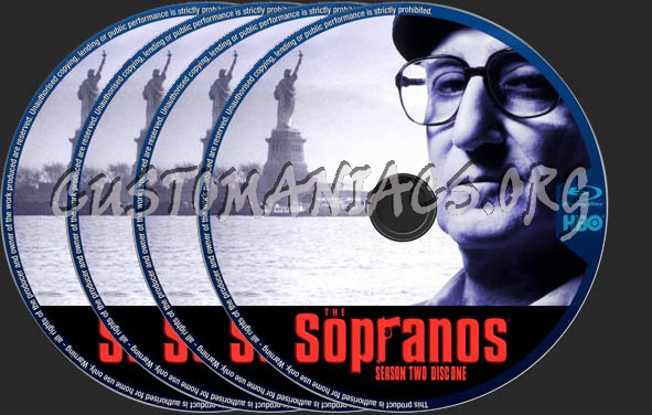 The Sopranos Season 2 blu-ray label