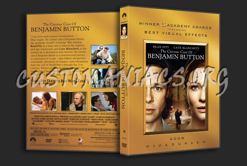 The Curious Case of Benjamin Button dvd cover