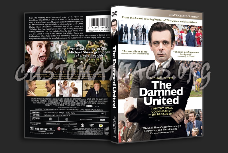 The Damned United dvd cover