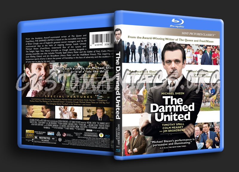 The Damned United blu-ray cover