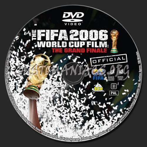 The FIFA 2006 World Cup Film dvd label