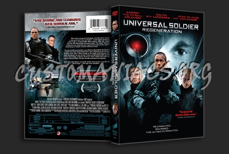 Universal Soldier Regeneration dvd cover