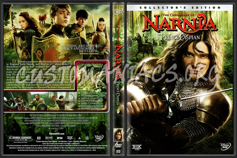 The Chronicles Of Narnia: Prince Caspian dvd cover