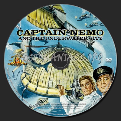 Captain Nemo and the Underwater City dvd label