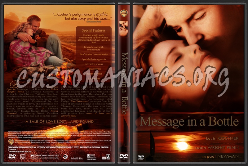 Message In A Bottle dvd cover